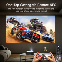 Nuevo Proyector Google TV 1850 ANSI Lúmenes 4K Sonido Estéreo 40W Asistente de Voz Google NFC Corrección Trapezoidal Automática 4D para Pedidos al por Mayor para Empresas