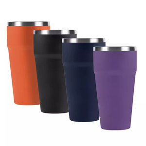 <b>Hot</b> Sale 26oz Stainless Steel Travel Mug Double Wall Vacuum Insulated Stackable Tumbler Cups With Lid - Product Image 2