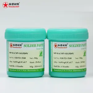 Sn99ag0.3cu0.7lead-free High Temperature Containing 0.3 Silver SAC0307 Solder Paste SMT QFN Climbing Tin FPC Printing Wet 4 Powd