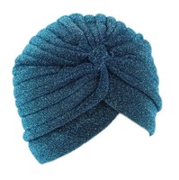Hijab con capucha para hombres y mujeres adultos transfronterizos, turbante musulmán de seda dorada a la moda, gorras indias