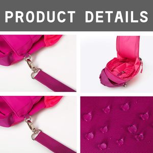 Magnetic Crossbody Gym Bag <b>Water</b> <b>Bottle</b> Holder Waterproof Sling Bag for Men and Women with Phone Pockets Handle Shoulder <b>Strap</b> - Product Image 5