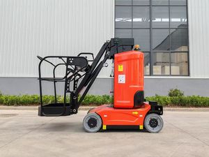 हवाई कार्य खुदरा रेस्तरां होटल उद्योग के लिए 11 मीटर स्व-चालित ऊर्ध्वाधर मस्ट लिफ्टिंग प्लेटफॉर्म जिब इलेक्ट्रिक लिफ्ट - Product Image 3