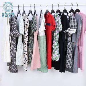Großhandel HHRT AB02-<span class=keywords><strong>2</strong></span> Gebrauchte Sommer-Baumwollkleider für Damen in Gemischten Größen MOQ 100kg Herkunft Guangdong Afrika Südostasien - Product Image 2