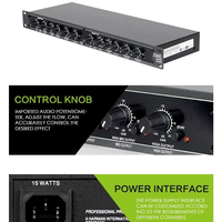 Égaliseur audio crossover professionnel 234XL stéréo 4 voies mono avec connecteurs XLR, équipement périphérique sonore passif en métal