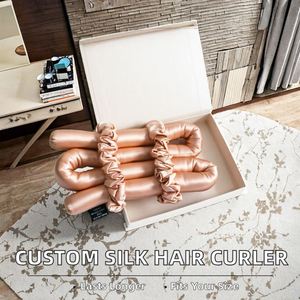 Scrunchies de Seda sin Calor Personalizables - Rizador de Pelo de Moda para Pequeños Lotes - Product Image 2