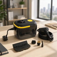 Nettoyeur Vapeur Électrique Portable Haute Température 2500W, Réservoir d'Eau Grande Capacité 1400ml, Idéal pour Maison, Extérieur, Hôtel et Voiture - Meilleures Ventes