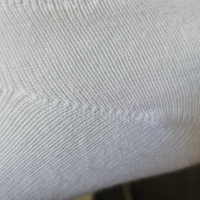 Excellentes chaussettes en coton tricotées décontractées pour femmes en blanc solide pour l'hiver pour l'exportation