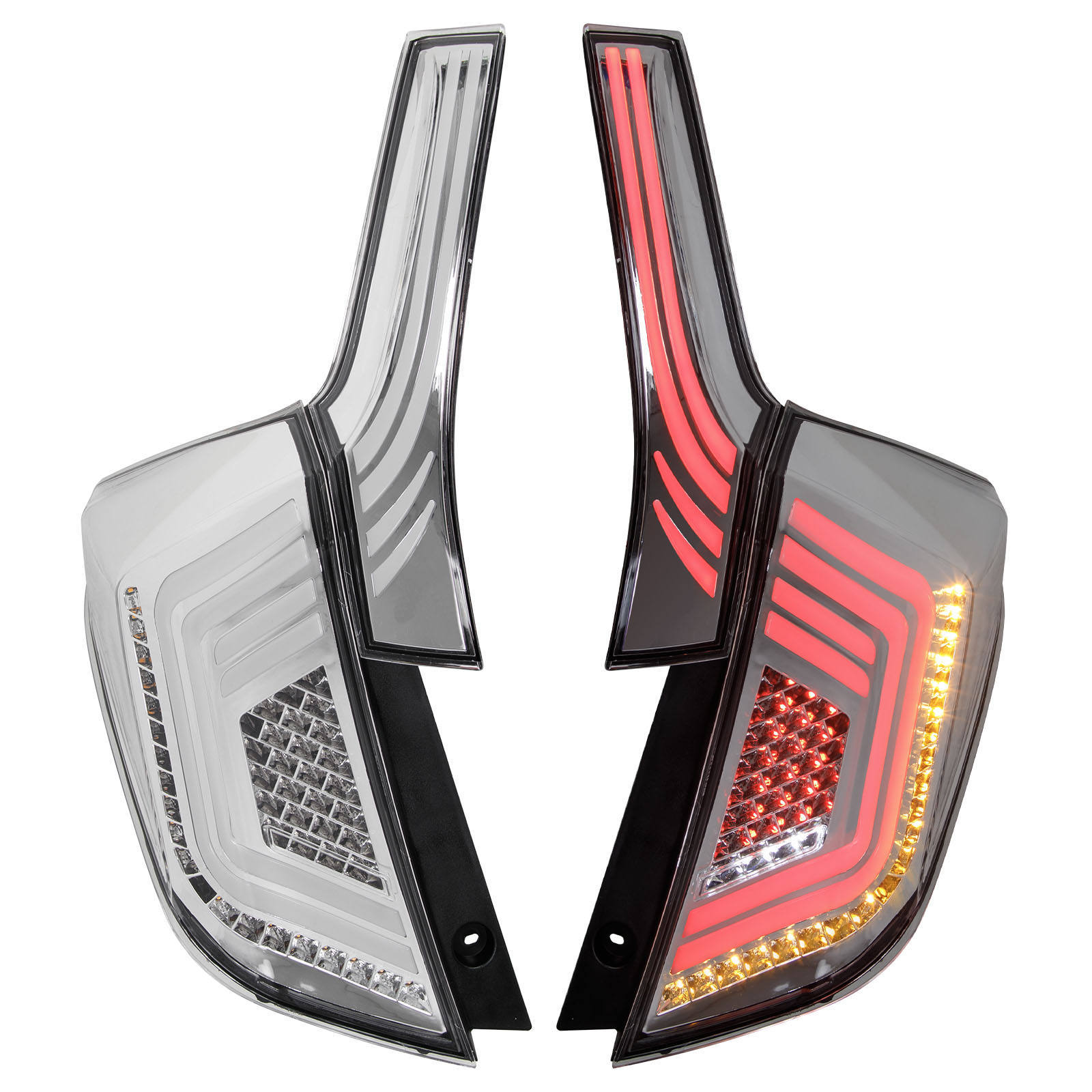 Smoked LED Rear Taillights For Honda Jazz/Fit GD1 GD3 GD5 (2001-2007) – JDM Style