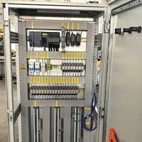 Gabinete de Sistema de Control PLC de Grado Profesional, Distribución de Energía, Construcción de Acero, Ensamblaje Precableado, Banda Transportadora, Clasificación IP54