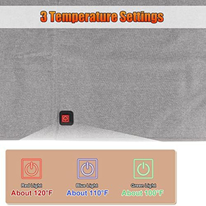 Coussin chauffant USB à 3 températures pour chaise de bureau, voiture et stade – Coussin chauffant portable et rechargeable - Product Image 6