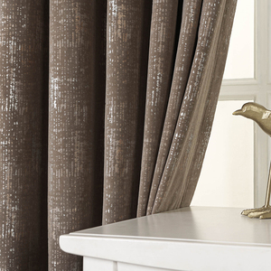 Tenda di lusso del tessuto del velluto dell'ombra oscurante del poliestere manuale di alta qualità del fornitore della tenda per il salone - Product Image 2