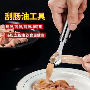 Outil d'ouverture intestinale en acier inoxydable pour volailles, avec conception à double fonction pour ouvrir et couper les intestins - Product Image 2