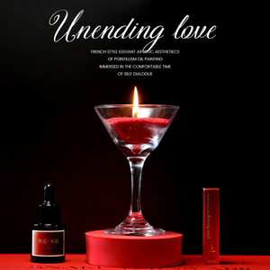 Bougie d'aromathérapie artisanale en cire <span class=keywords><strong>de</strong></span> soja <span class=keywords><strong>de</strong></span> la marque FYC, boîte cadeau en forme <span class=keywords><strong>de</strong></span> tasse, ornement haut <span class=keywords><strong>de</strong></span> gamme, cire <span class=keywords><strong>de</strong></span> vin rouge, essence <span class=keywords><strong>de</strong></span> rose, Saint-Valentin - Product Image 2