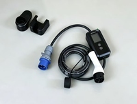 Nouveau chargeur EV AC 3,5 kW Type 2 16A portable, application Tuya, câble de 5 m, IP66, différentes prises, chargeur domestique EVSE pour véhicule électrique