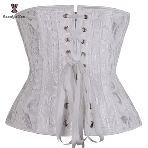 La migliore Vendita Del Prodotto Sexy Corsetto Vintage Underbust Senza Spalline Steampunk Costume Più Il Formato XXXXXXL Donne Corsetti Acciaio Disossato - Product Image 5