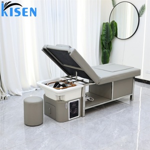 Kisen Smart SPA Shampoo Bed Massage Table Head Spa Foot <b>Bath</b> LED <b>Light</b> Therapy Steam Global Multifunctional - Product Image 5