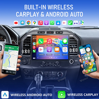 Autoradio Android 13 avec écran tactile de 13 pouces compatible avec Ford F150 F250 F350 F450 Raptor 2015-2020, lecteur multimédia Carplay, navigation GPS