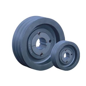 MIGHTY GG25 ISO Standard SPC V-Belt Pulley Cast Iron 1-Groove 10mm Bore 50mm OD OEM Customizable Conveyor Pulley - Product Image 2