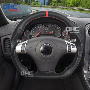 EE. UU. En stock <span class=keywords><strong>Volante</strong></span> de cuero completo para <span class=keywords><strong>Chevy</strong></span> Corvette C6 2006-2011 Z06 Zr1 2012 2013 Cuero perforado - Product Image 6