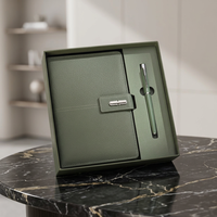Coffret Cadeau Très Vendu : Carnet Journal A5 Personnalisable en Cuir PU avec Couverture Rigide en Papier Épais pour Étudiants