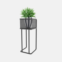 Support de fleurs en métal noir pour la production en usine, support de fleurs d'intérieur et pour événements de mariage, support de plantes en acier