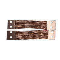 Venta Directa de Fábrica: Barras Colectoras de Cobre Trenzado de Varios Estilos, Conexión Flexible, 220V, Barras Colectoras de Cobre Trenzado Aisladas