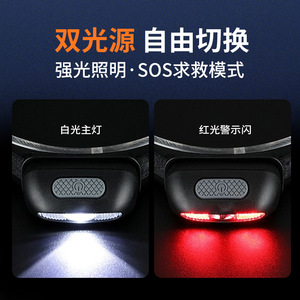 Divine <b>Fire</b> HL05 D Headlamp 2000 MAh Rechargeable Waterproof <b>LED</b> Adjustable Outdoor Cycling Running Light - Product Image 3