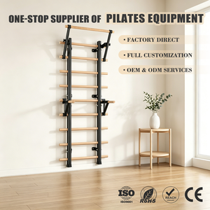 ZENJOY Fabricante Mayorista <span class=keywords><strong>Barra</strong></span> de Dominadas para Gimnasio, Escalera Sueca de Madera Montada <span class=keywords><strong>en</strong></span> Pared, Marco de Yoga para Gimnasio <span class=keywords><strong>en</strong></span> Casa - Product Image 1