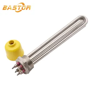 12kw 380v 3 phase tubular immersion water heater element electric heating resistance tube