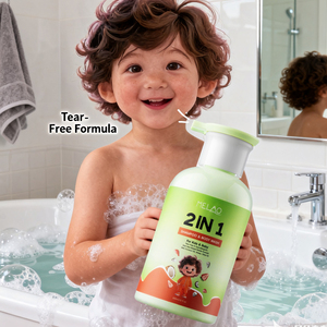 Champú y Gel de Baño 2 en 1 para Niños, Limpieza Suave, Nutritivo, Cuidado de la Piel Sensible, Gel de Baño para Bebés y Niños - Product Image 1