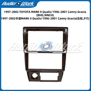 Envío Rápido: Marco de Panel para Reproductor de DVD de Coche, Compatible con TOYOTA MARK II QUALIS 1997-2002, Marco de Radio para Coche OEM - Product Image 3