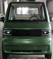 Camionnette électrique 72V 100Ah, vitesse de 55 km/h, mini-camion avec éclairage LED, caméra de recul et certification EEC