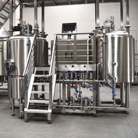 Fermenteur de brassage sous pression à 2 cuves de 1200 L personnalisé, solution clé en main pour brasserie, équipement de brassage de bière, en promotion
