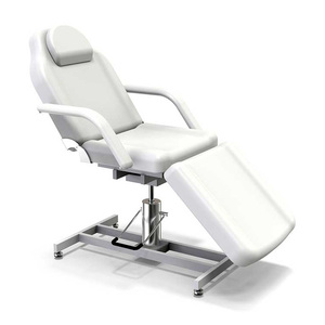 Camilla de Estética Profesional <span class=keywords><strong>Katia</strong></span> Factory, Ajustable Hidráulicamente, Diseño Nuevo Personalizado, Color Blanco, con Patas Divididas, para Tratamientos Faciales y Spa - Product Image 3