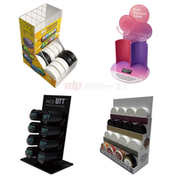 TERMEIN Présentoir de comptoir personnalisé multi-tailles pour sachets de snus et de nicotine, en acrylique, pour salons professionnels et expositions