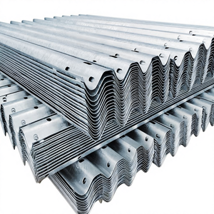 Run-Off-<strong>Road</strong> Crash Protection Galvanized 12-Gauge Thrie Beam <strong>Guardrail</strong> Corrosion-Resistant Triple <strong>Wave</strong> Beam <strong>Guardrail</strong> - Product Image 1