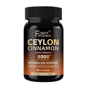 Capsules de Cannelle de Ceylan Personnalisées pour l'Énergie et le Soutien Cardiaque des Adultes – 60 Capsules d'Extrait de Plante de Cannelle de Ceylan - Product Image 1