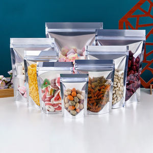 Sac d'emballage alimentaire en plastique de stockage de collations de bonbons en mylar à fermeture éclair personnalisé pochette sur support refermable avec feuille d'aluminium PE - Product Image 2