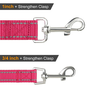 Fabricantes Oem Alta Qualidade Logotipo Personalizado Punho Acochoado Reflexivo Nylon <span class=keywords><strong>Dog</strong></span> Pet Chumbo Trelas <span class=keywords><strong>Dog</strong></span> Lead - Product Image 3