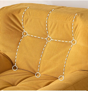 Divano Componibile Reclinabile Moderno Italiano KSL a Compressione Sottovuoto per Appartamenti, Divani Modulari, Arredamento Soggiorno - Product Image 3