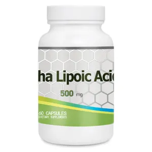 99% Capsules d'acide lipoïque ala-alpha 600mg par portion