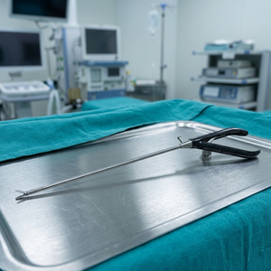 Laparoscopic Needle Holder Instrument Storz Type <b>Manual</b> Stainless Steel CE Certified ... - Product Image 1