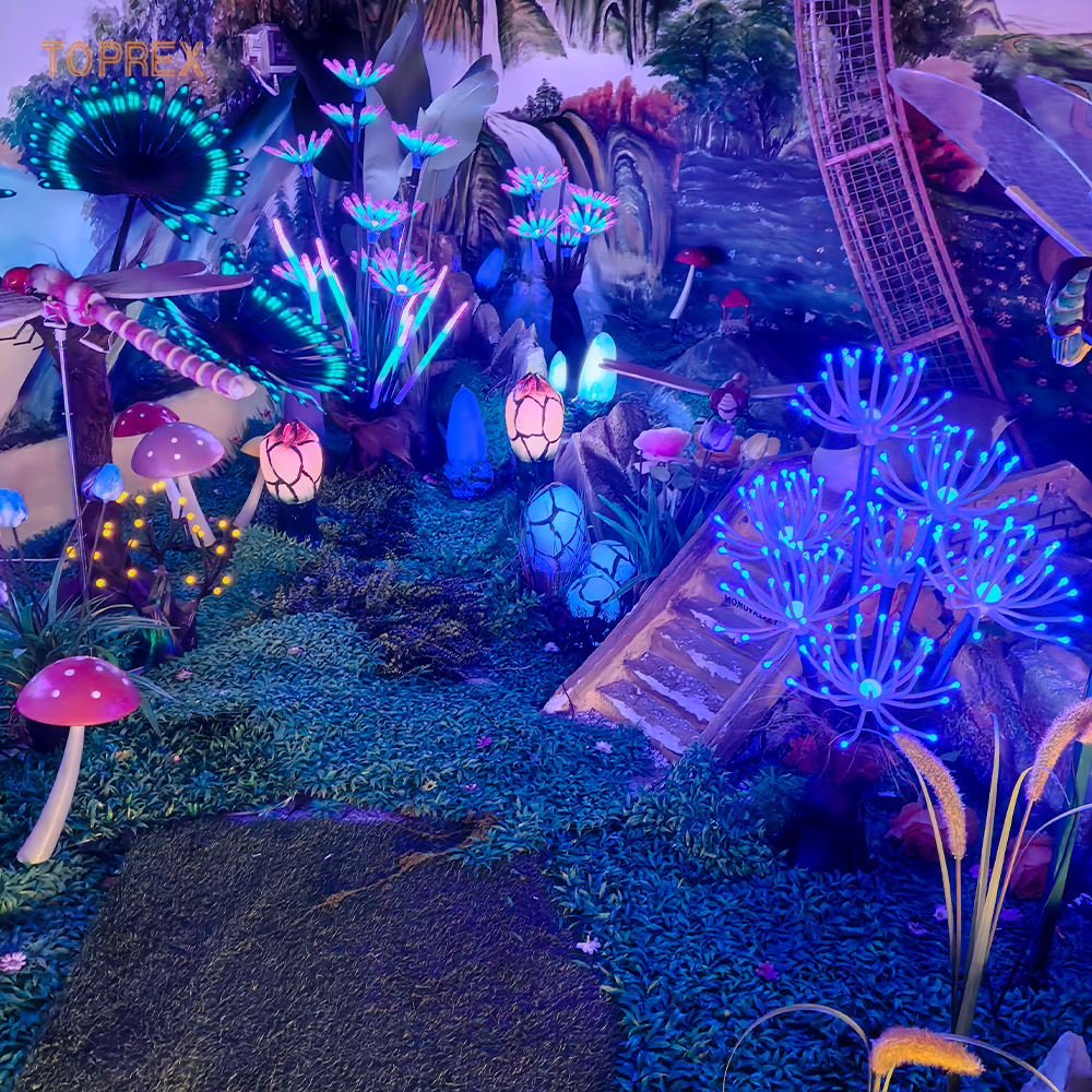 For Fantasy Carnivorous Plant LED Sculpture Light IP65 Waterproof