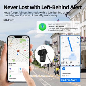 RK-C281 Portable Finder Tracker Anti-Lost Tag pour Pet Wallet MFI Certified Find My iOS System compatible IP67 WiFi pour <span class=keywords><strong>iPhone</strong></span> - Product Image 5