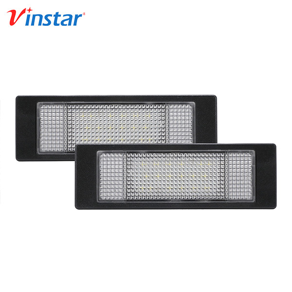 Vinstar Best Replacement No Warning LED License Number Register Plate Light for MINI R55 R55N R60 R61 for BMW for Fiat