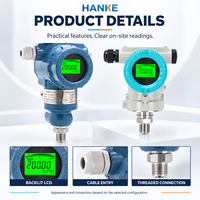 Transmetteur de pression industriel -0.1 à 3 MPa, haute précision, capteur IP67, écran LCD, 4-20 mA, air/liquide, alliage d'aluminium moulé, garantie 24 mois