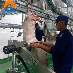 Ligne d'abattage personnalisable de haute qualité pour abattoir moderne musulman, équipement professionnel de transformation de la <span class=keywords><strong>viande</strong></span> de mouton - Product Image 2