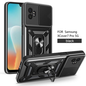 เคสโทรศัพท์กันกระแทกพร้อมห่วงตั้งและฝาครอบกล้องสไลด์สำหรับ Samsung Galaxy xcover 7 Pro / <span class=keywords><strong>M62</strong></span> / M55 / M54 / M53 / M52 5g - Product Image 1