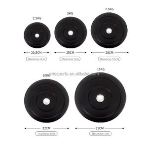 Discos de Pesas para Gimnasio Comercial, Entrenamiento de Fuerza, Hierro Fundido Recubierto de Goma Antideslizante, Capacidad de 10 kg a 150 kg, Diámetro de Barra de 50 mm, <span class=keywords><strong>Eric</strong></span> - Product Image 3