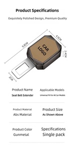 Hebilla <span class=keywords><strong>de</strong></span> <span class=keywords><strong>Seguridad</strong></span> con Logotipo Personalizado, Regalos Promocionales, Hebilla Metálica con Mecanismo <span class=keywords><strong>de</strong></span> Botón <span class=keywords><strong>de</strong></span> Presión Fácil, Extensor <span class=keywords><strong>de</strong></span> Cinturón <span class=keywords><strong>de</strong></span> <span class=keywords><strong>Seguridad</strong></span> <span class=keywords><strong>de</strong></span> Liberación Rápida - Product Image 6